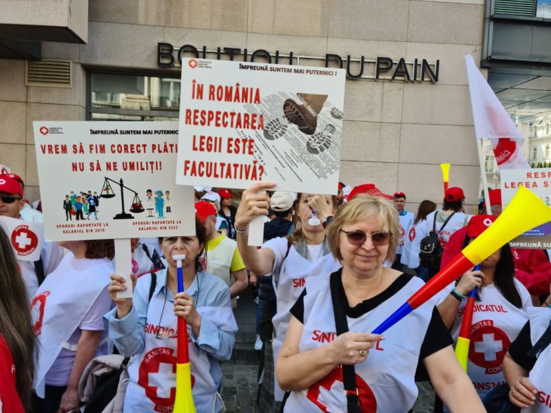 Angajaţii din sănătate ameninţă cu reluarea protestelor, începând din septembrie