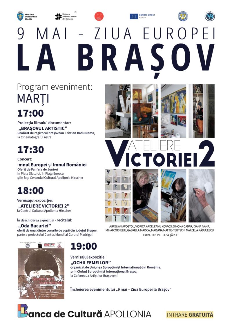 Program cultural bogat de Ziua Europei, la Brașov