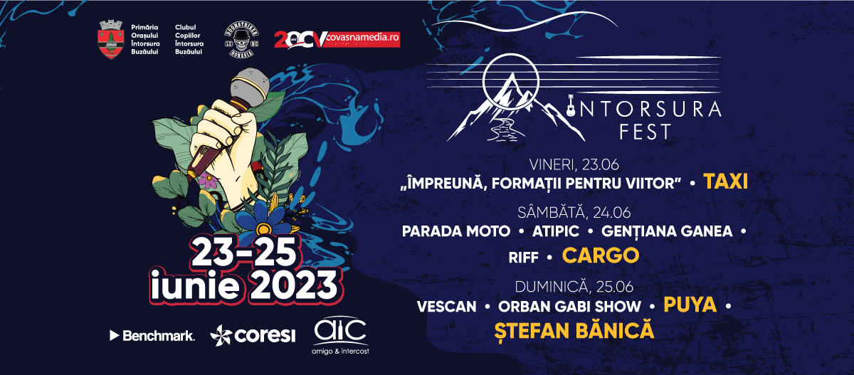 Începe ”Întorsura Fest”, festivalul copiilor și tineretului din Întorsura Buzăului