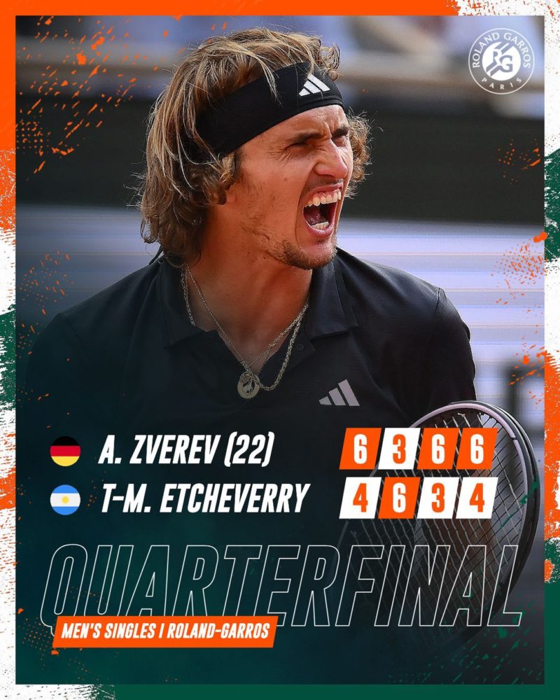 Se știu semifinalele masculine la Roland Garros