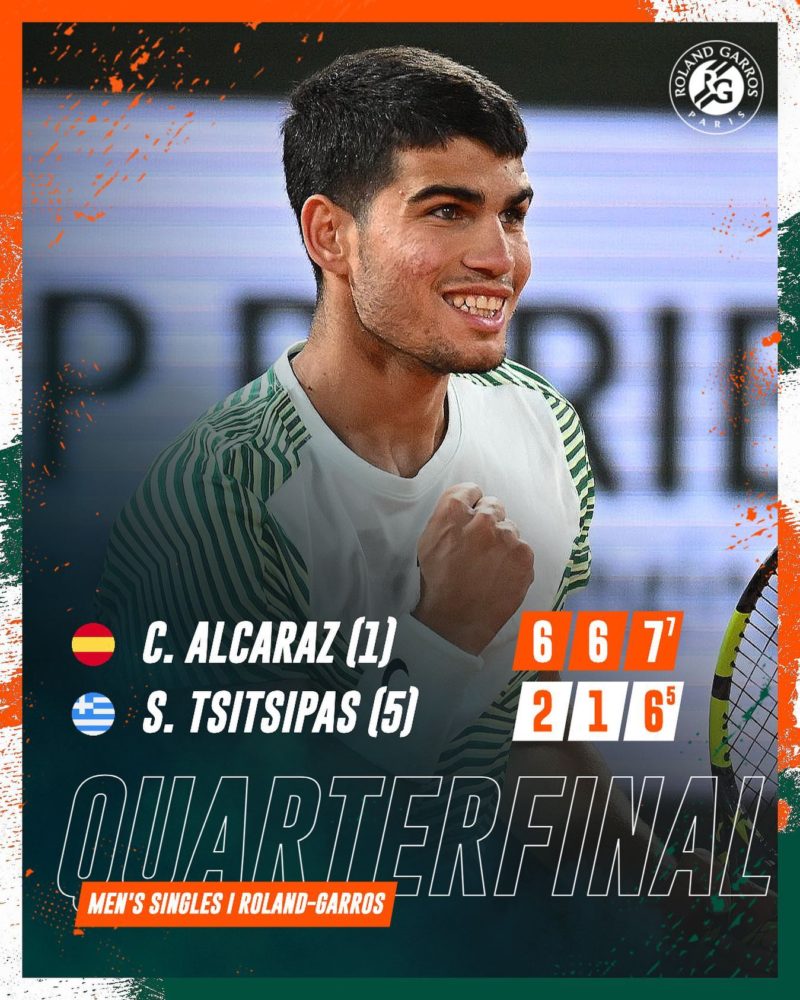 Roland Garros masculin: sferturi de finală