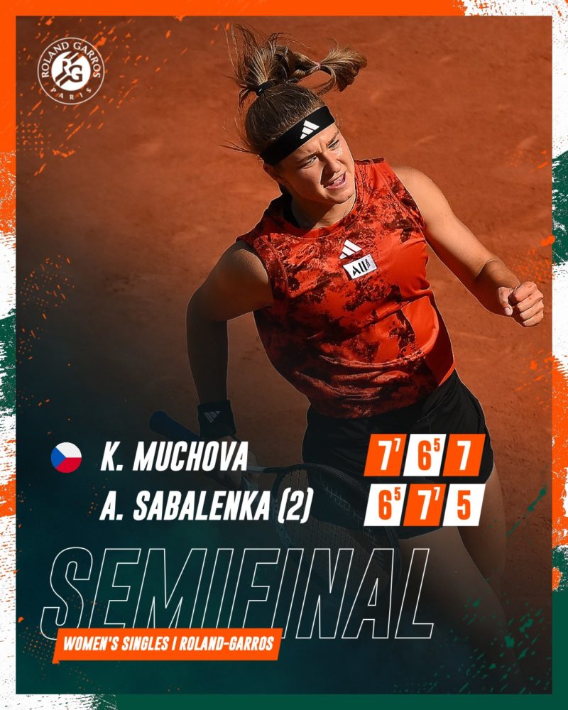 Muchová – Świątek, finala feminină de la Roland Garros Muchová – Świątek, finala feminină de la Roland Garros