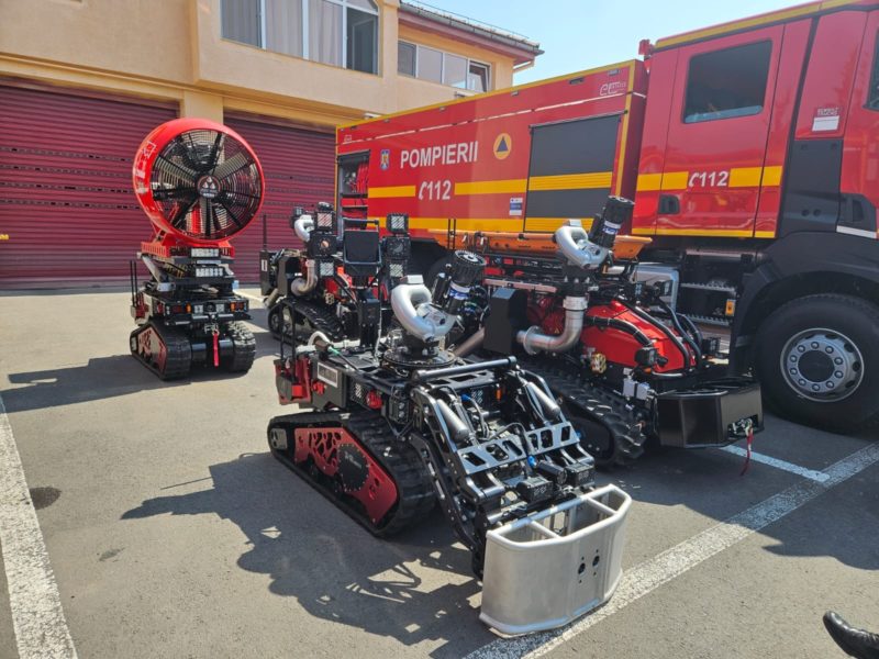 La 175 de ani de la înființare, pompierii români sunt dotați cu roboți și drone La 175 de ani de la înființare, pompierii români sunt dotați cu roboți și drone
