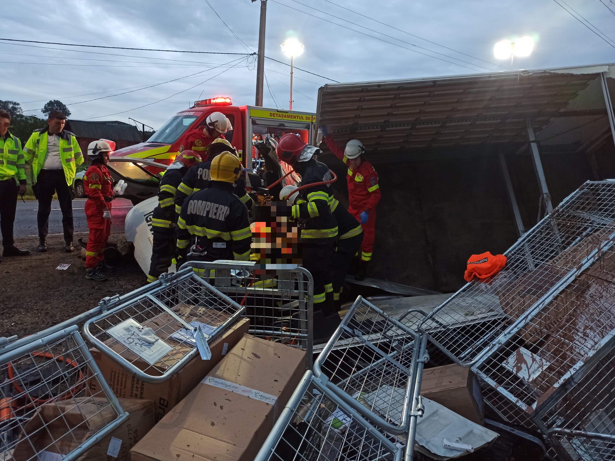 Grav accident la Ernei, în județul Mureș