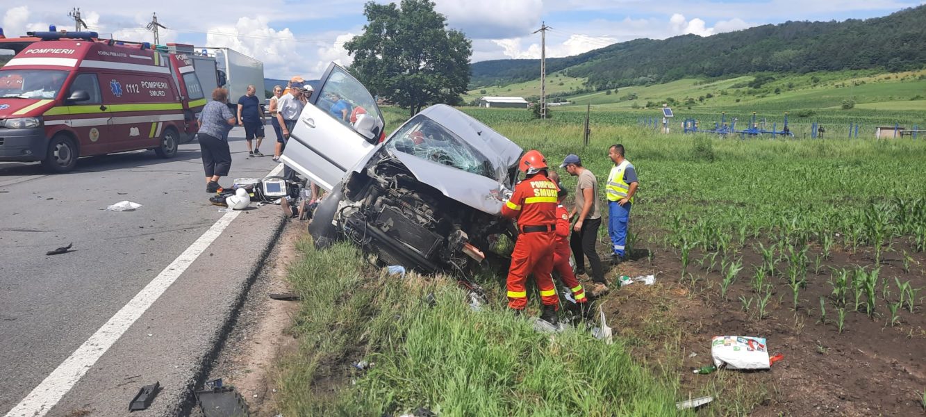 Elicopterul SMURD solicitat pentru un accident grav, între Chendu și Țigmandru