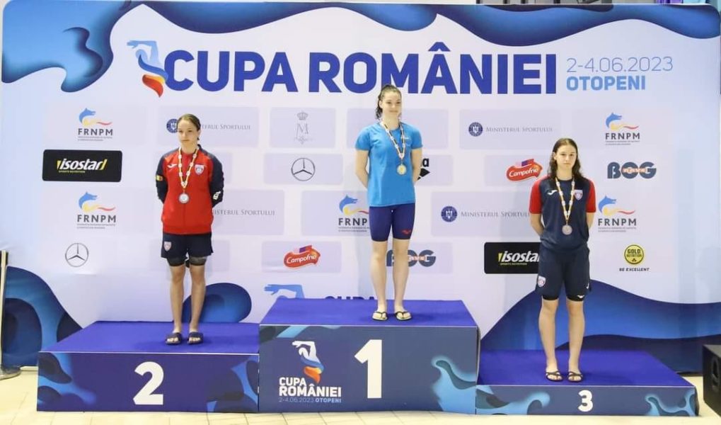 Mureșeanca Sántha Nóra, 7 medalii la Cupa României la înot