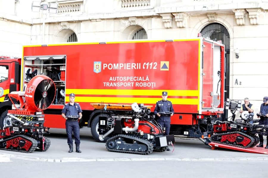 Info Gadget – IGSU: autospeciale cu roboți de intervenție