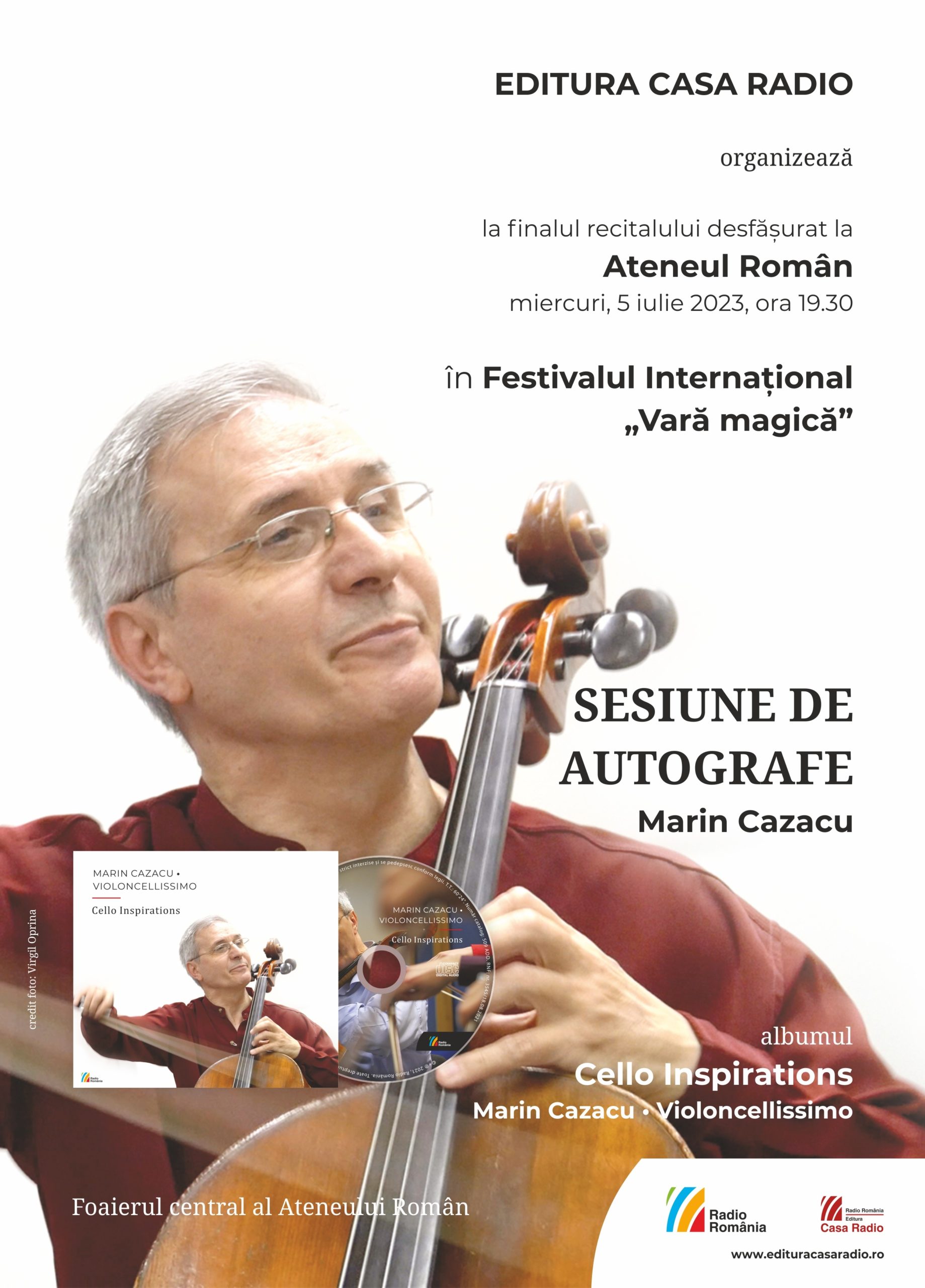 Marin Cazacu, sesiune de autografe la Vară magică