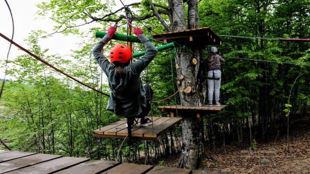 Cel mai nou parc de aventură funcționează în zona Corund din Harghita