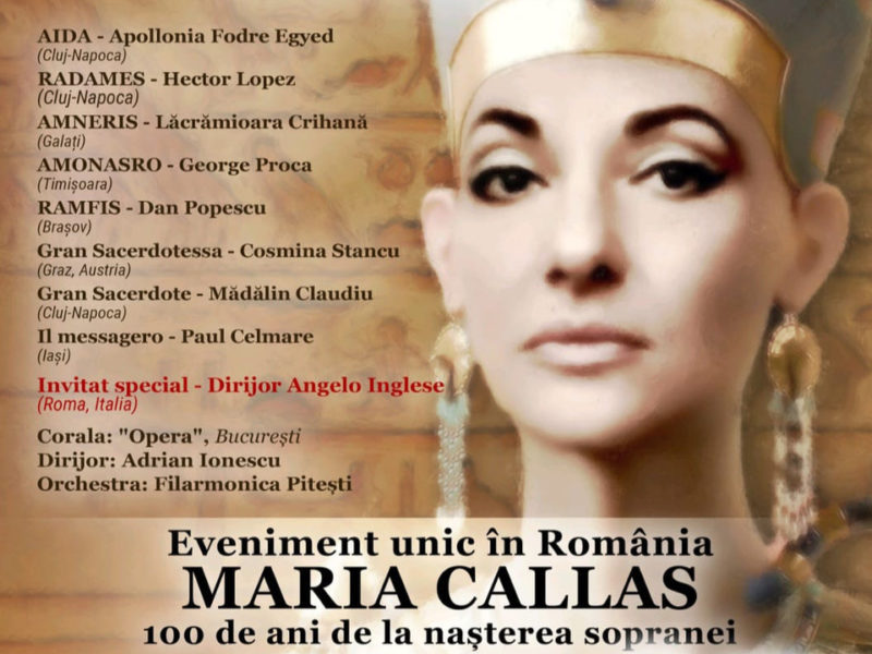 Premieră la Braşov, la 100 de ani de la naşterea sopranei Maria Callas