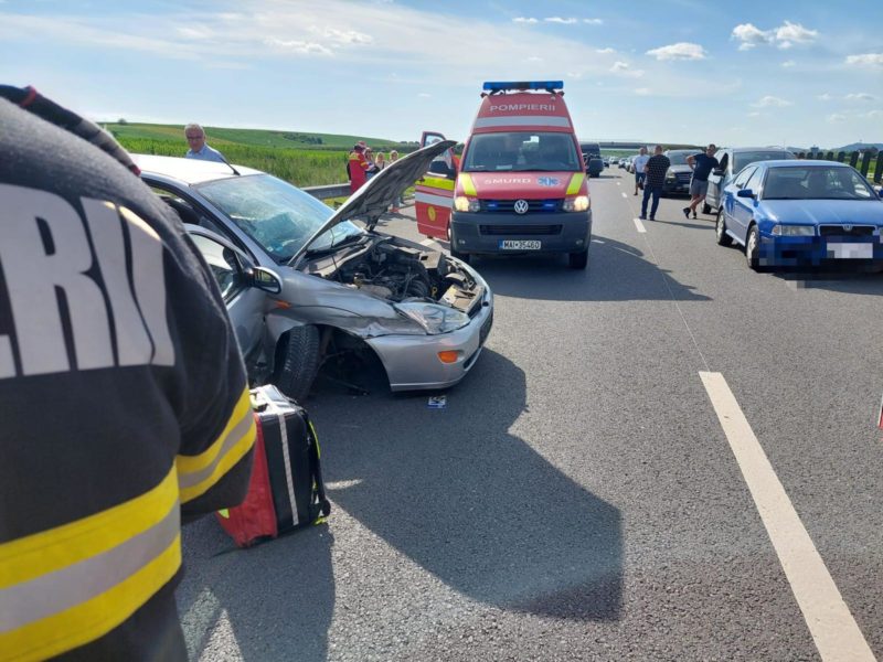 Accident cu mai multe „episoade” Accident cu mai multe „episoade”