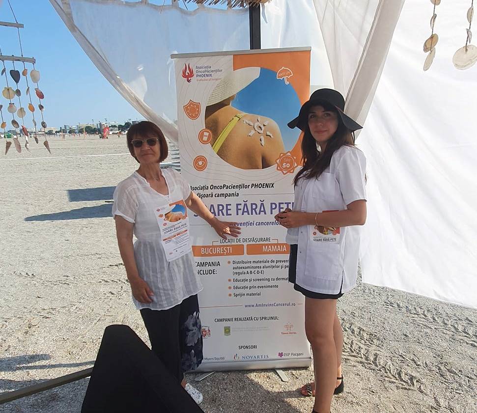 Turiştii aflaţi la mare pot beneficia de controale gratuite pentru prevenirea cancerului de piele