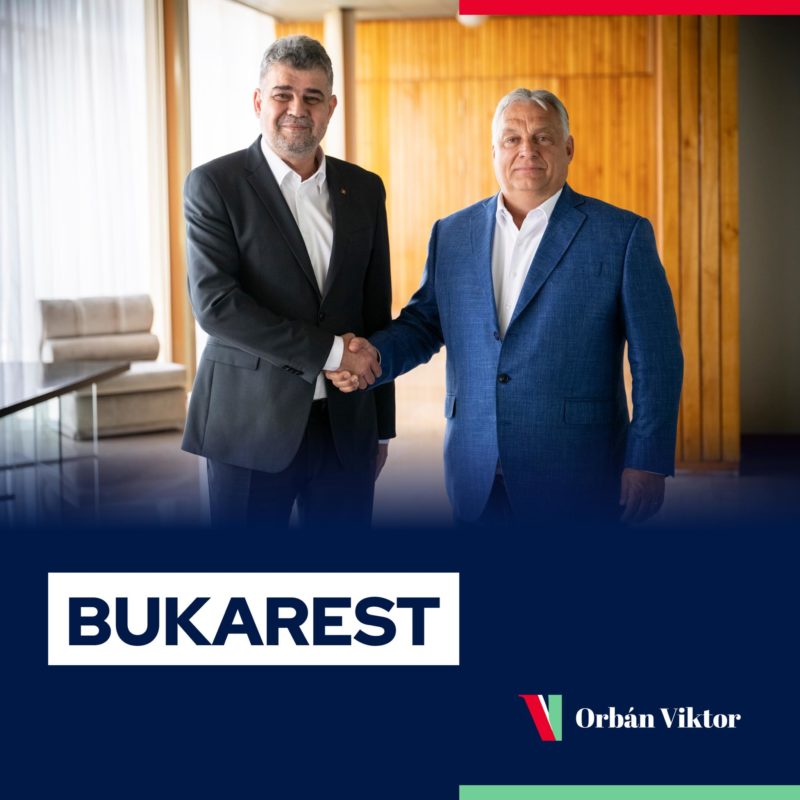 Marcel Ciolacu a avut o întâlnire informală cu premierul Ungariei, Viktor Orbán