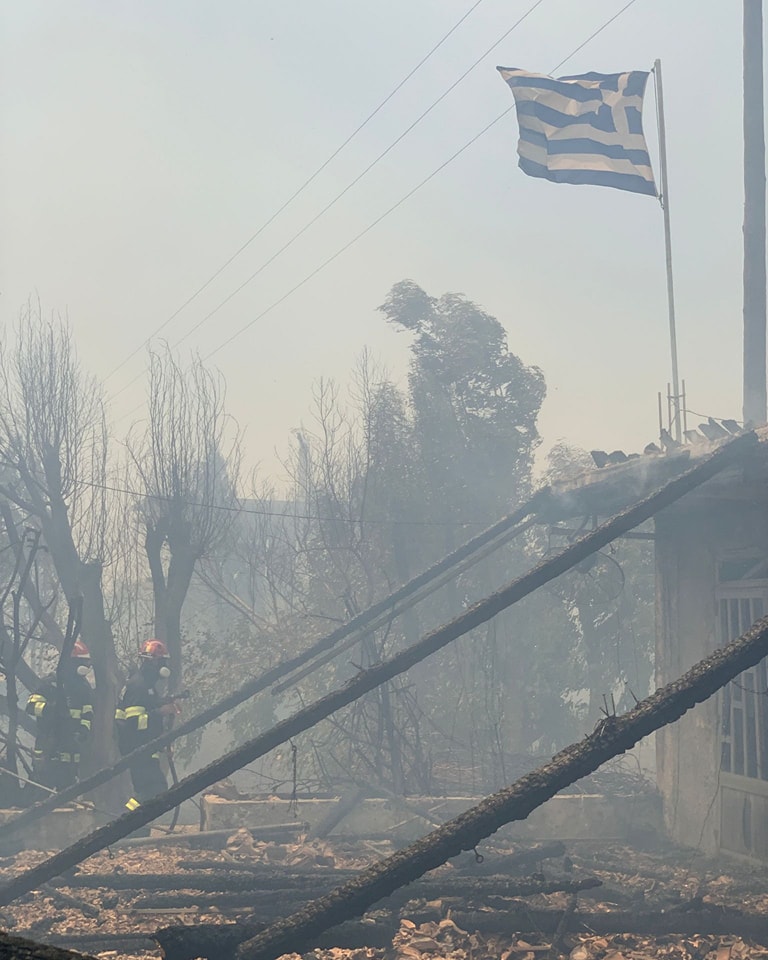 Nivel de alertă ridicat în Grecia pentru incendii de pădure