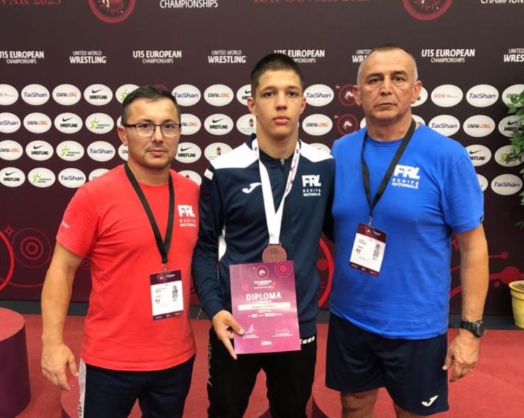 Harghiteanul Magor Lorincz, bronz la Europenele U15 de lupte