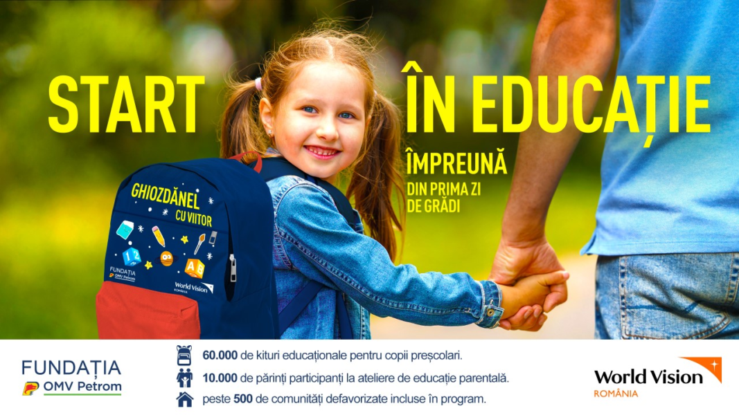“Start în educație” pentru 1.300 de copii din Mureș