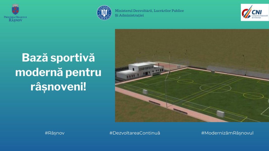 Bază sportivă nouă la Râșnov
