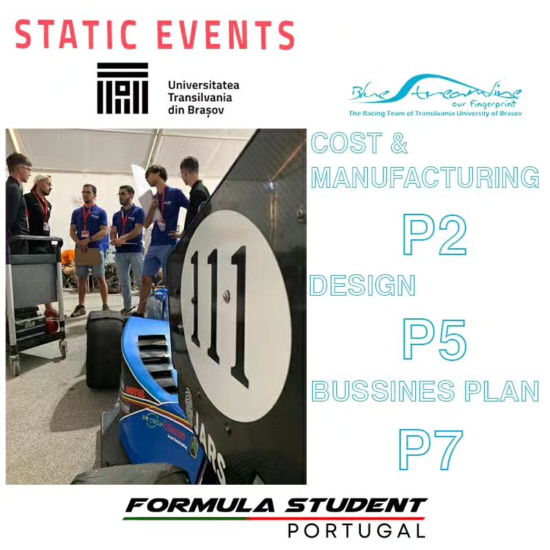 Braşov: Maşina de curse a studenţilor UniTBv din echipa BlueStreamline – locul 1 la ‘Formula Student’ Portugalia