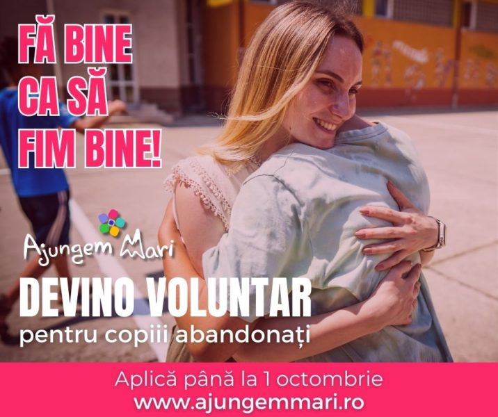 Se caută 30 de mureșeni care să petreacă 3 ore pe săptămână cu copiii abandonați Se caută 30 de mureșeni care să petreacă 3 ore pe săptămână cu copiii abandonați