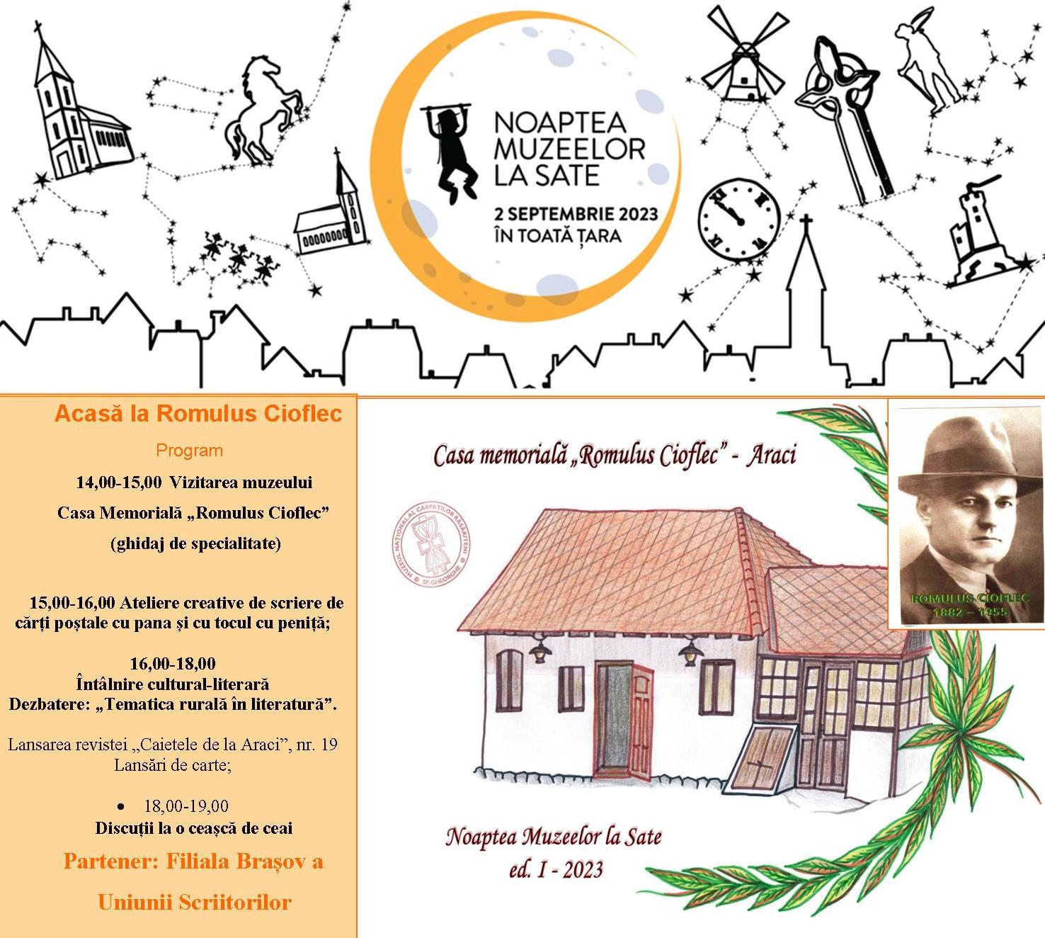 Noaptea Muzeelor la Sate – Acasă la scriitorul Romulus Cioflec din Araci, județul Covasna