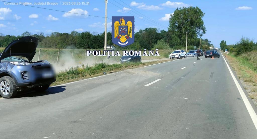 Accident rutier în județul Brașov
