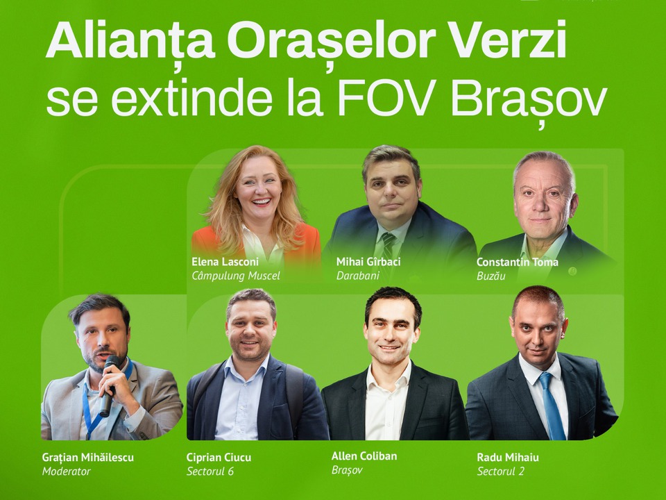 Pactul Alianţei Oraşelor Verzi din România, semnat la Braşov
