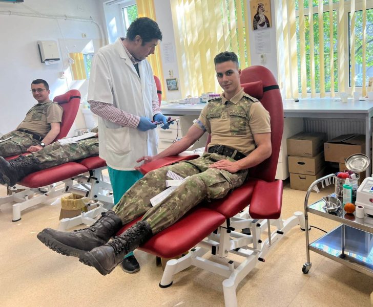 MApN susţine campania de donare de sânge pentru victimele de la Crevedia