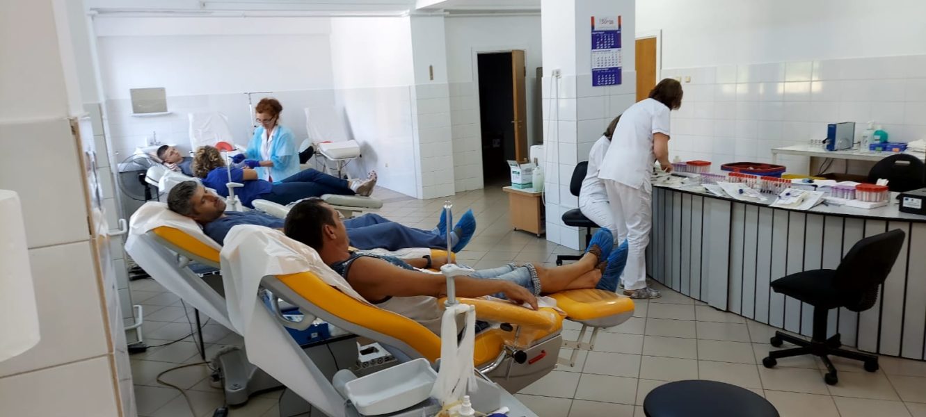 Zeci de donatori de sânge în Harghita, pentru victimele accidentului de la Crevedia