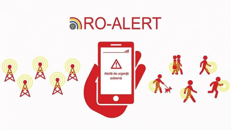 Inspectoratul General pentru Situații de Urgențã a extins de azi-noapte aria persoanelor care primesc mesaje Ro-ALERT