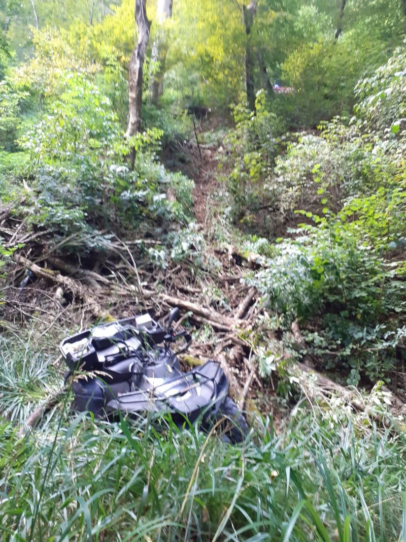 Accident cu ATV-ul, lângă Sighișoara