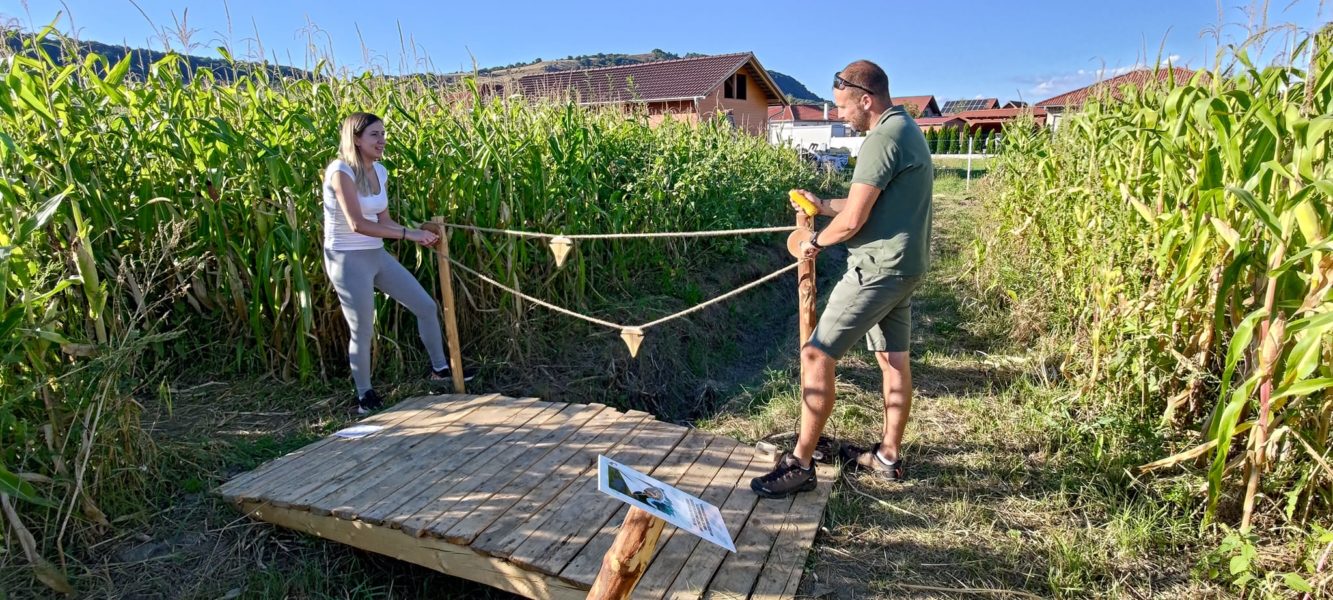 O nouă destinație pentru copii: ”Labirintul porumbului” de la Feliceni