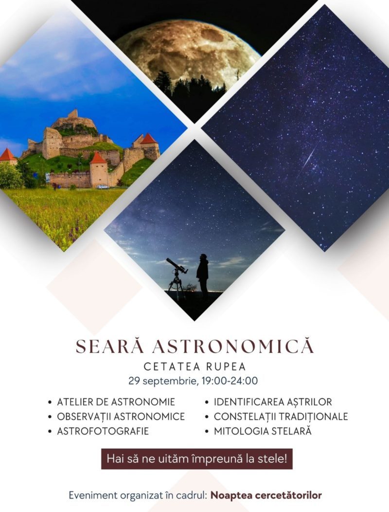 Seară astronomică la Cetatea Rupea