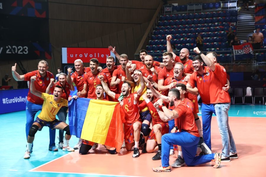 România, în sferturile Campionatului European de volei