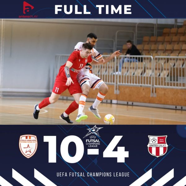 Gălățenii – ultimii la futsal, în grupa Main Round