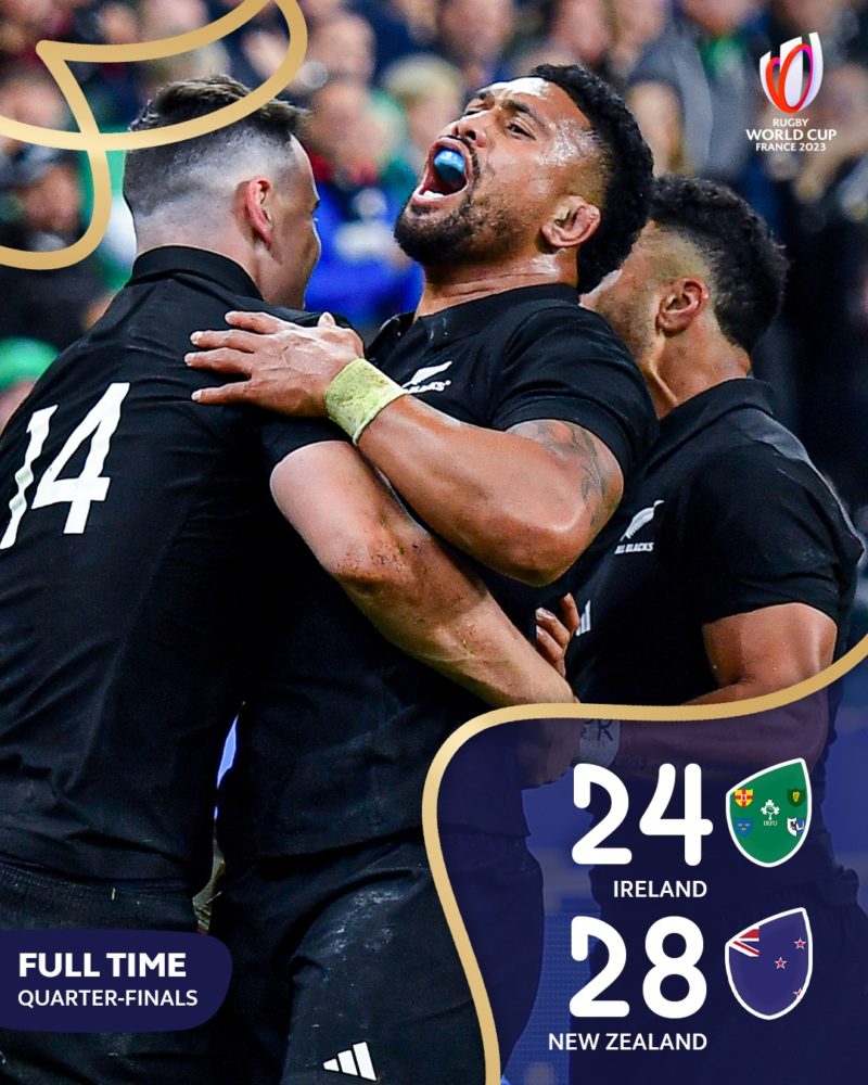 Au început „sferturile” Cupei Mondiale de rugby