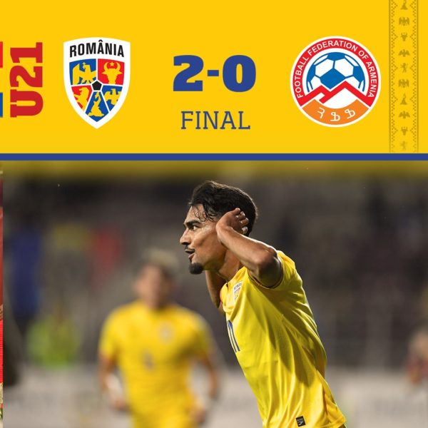 Tricolorii au învins Armenia la fotbal tineret