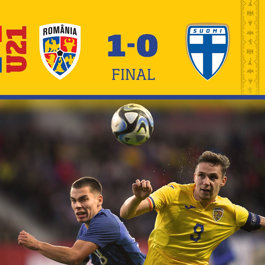 Victorie in extremis cu Finlanda la fotbal tineret