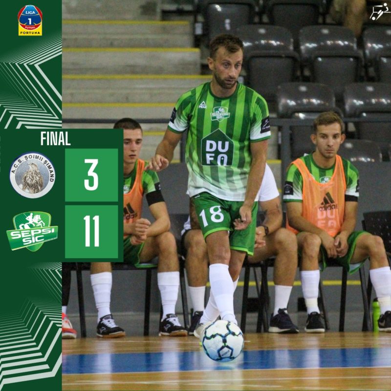 Sepsi-SIC rămâne lider la futsal