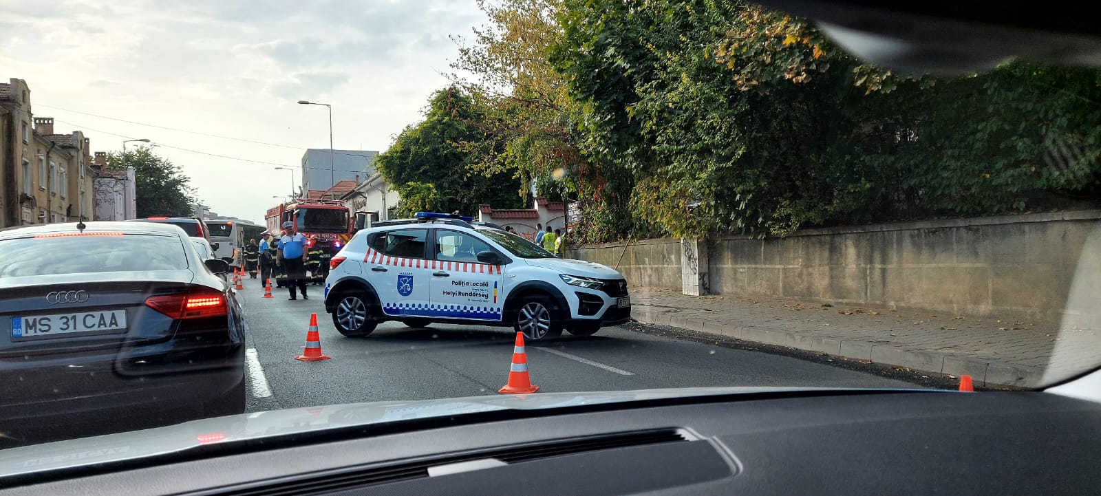 Doi răniți la Târgu Mureș, în urma unui accident rutier