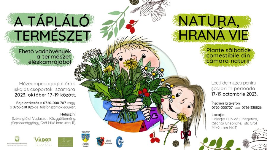 Expoziţia ‘Verde comestibil’, vernisată la Muzeul Cinegetic din Sfântu Gheorghe