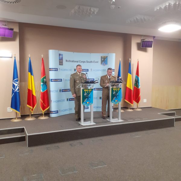 La Sibiu a fost inaugurat noul sediu al Comandamentului Corpului Multinaţional de Sud-Est al NATO