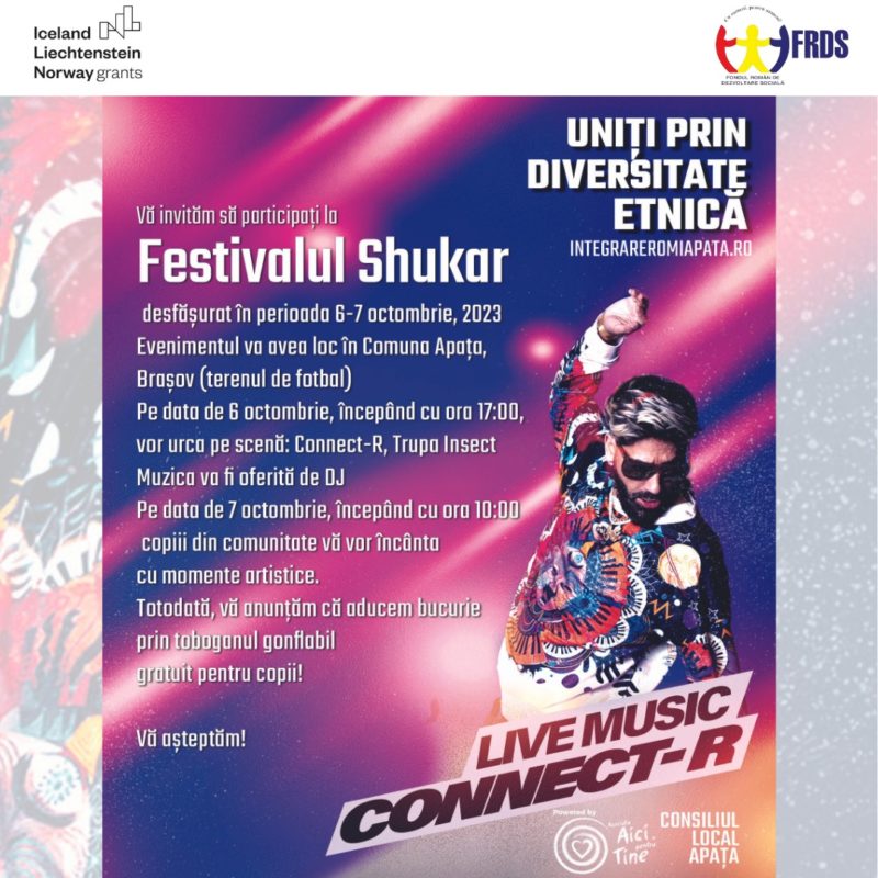 Festivalul Tradițiilor „Shukar” aduce diversitatea la Apața, Brașov