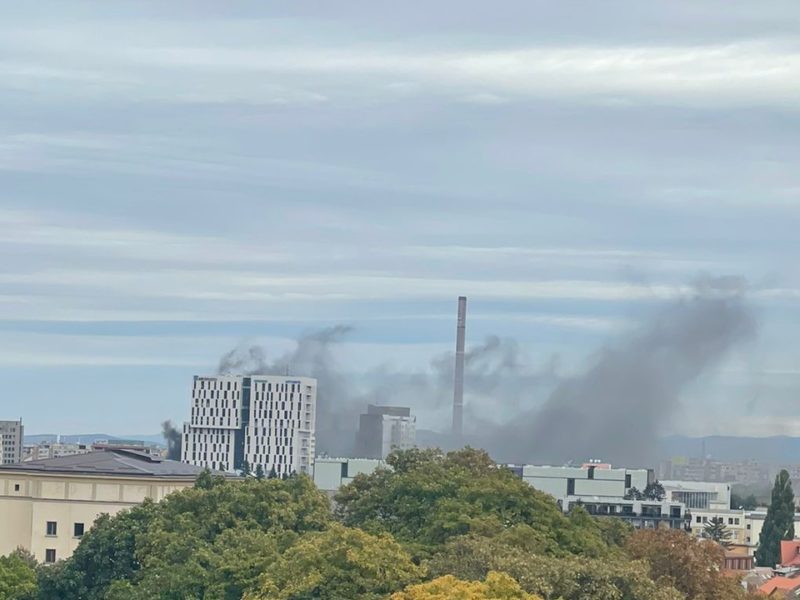 Incendiu în zona mall-ului AFI Brașov