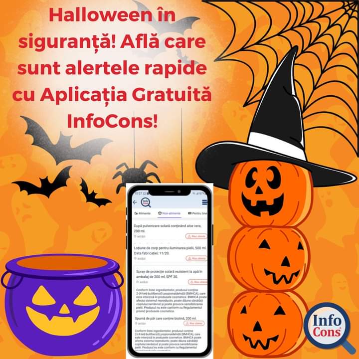 Alerte privind produse neconforme de Halloween