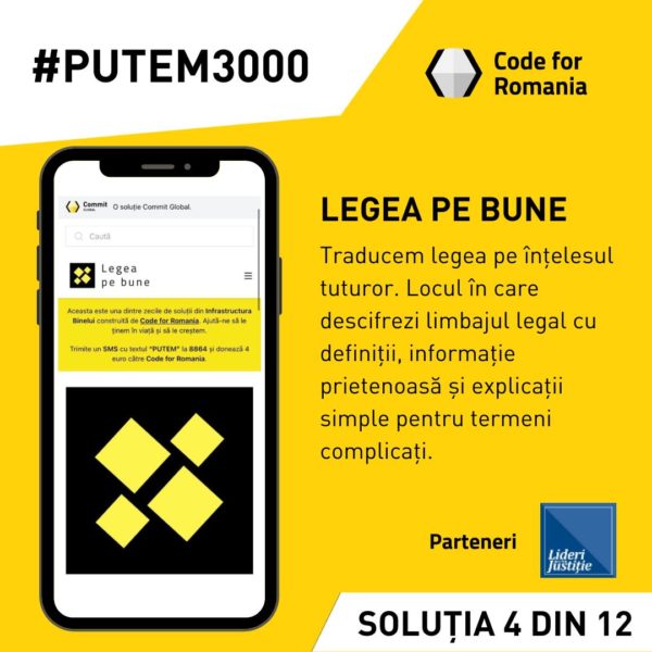 Organizația Code for Romania a lansat legeapebune.ro