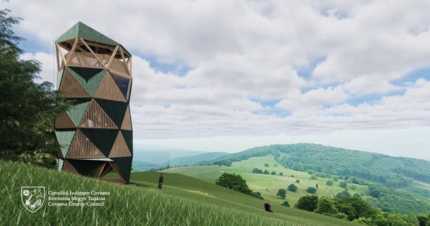 Refugiu montan cu observator panoramic, unic în ţară, în Covasna