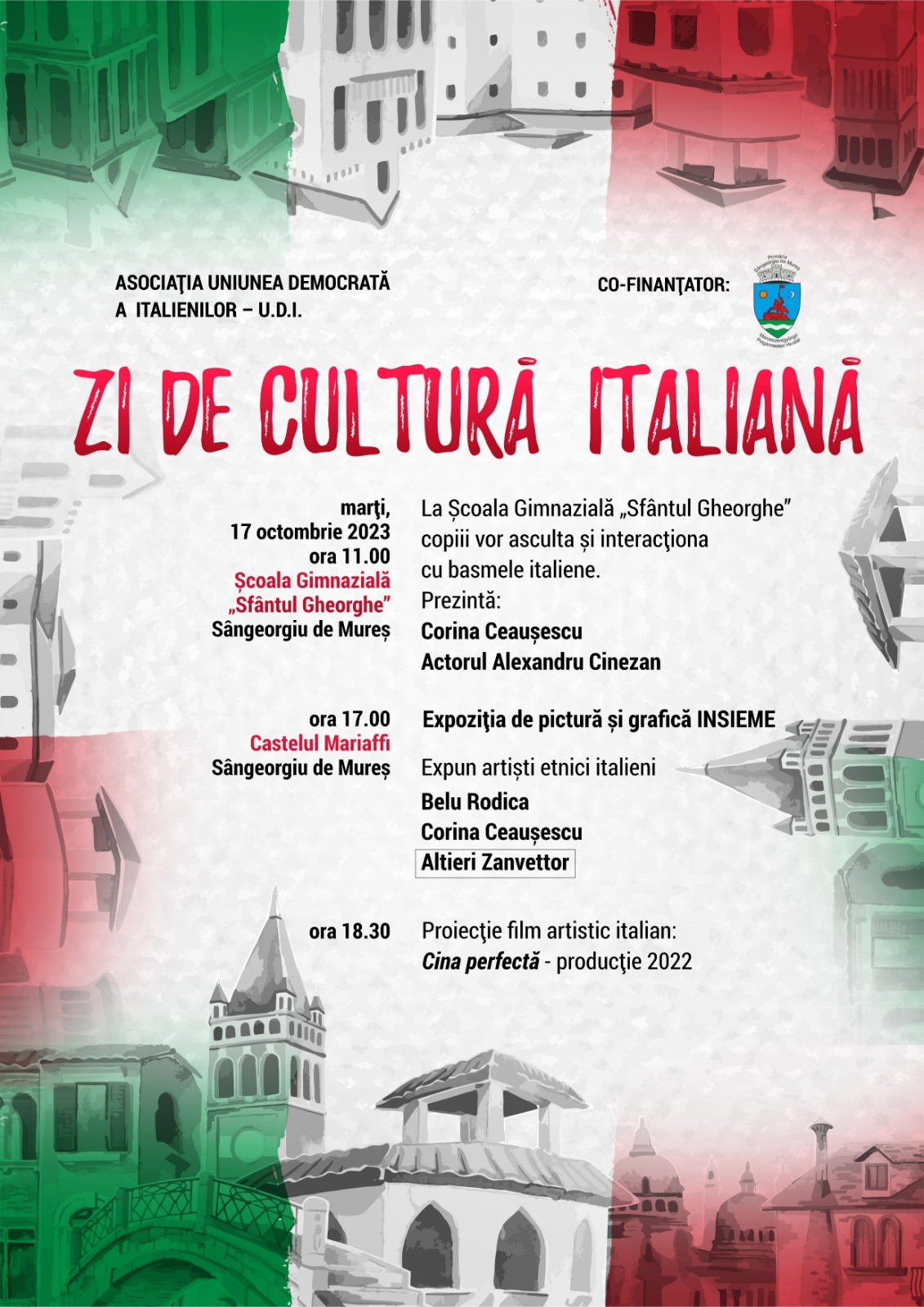 Zi de cultură italiană la Sângeorgiu de Mureş