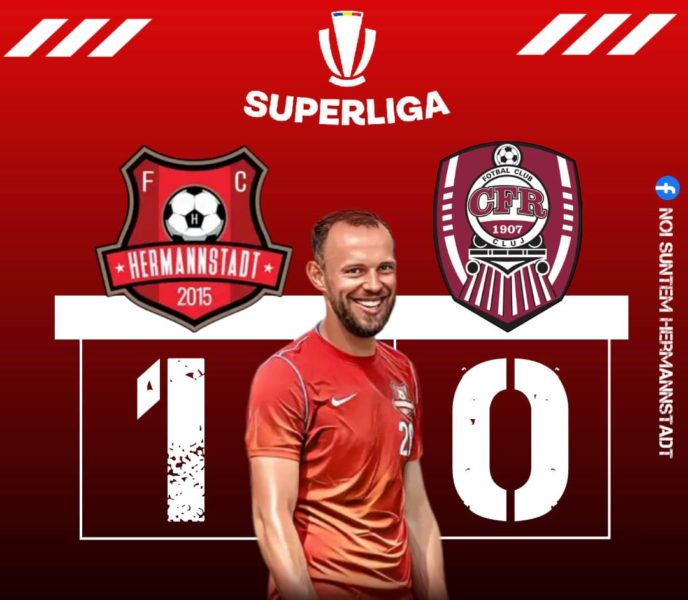 Fotbal: CFR a deraiat la Sibiu