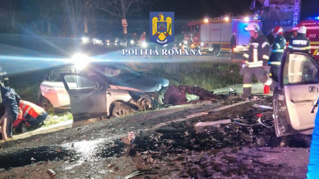 Accident rutier pe DN73