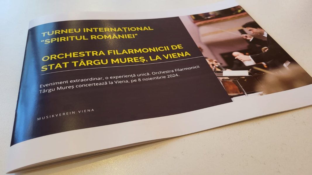 Filarmonica Târgu Mureş va duce spiritul României la Viena